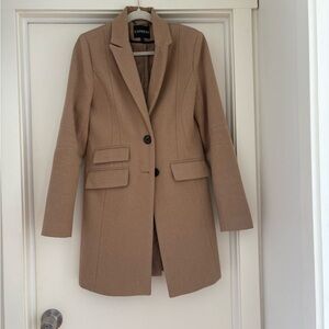 Express Women's Camel Trench/Overcoat